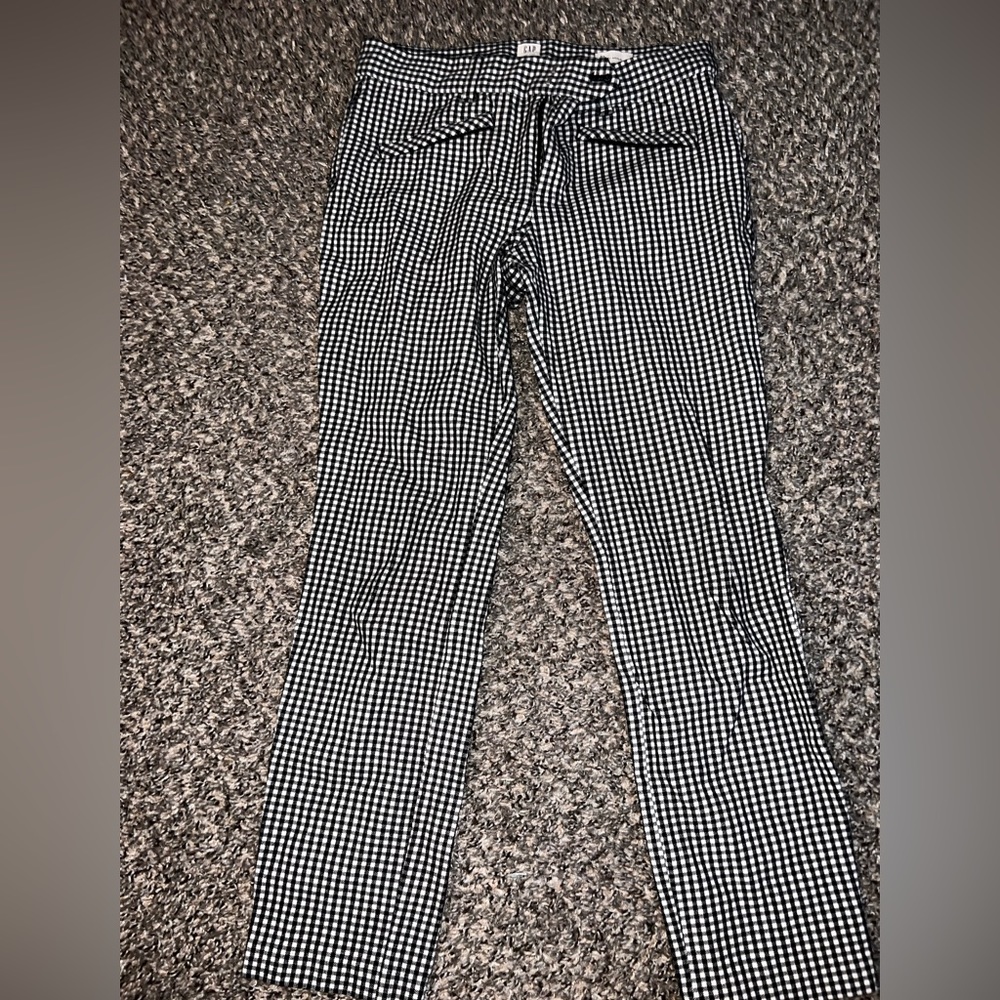 Gap size 2 skinny ankle pants- checkered pattern
